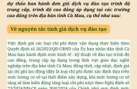 Tờ gấp truyền thông dự thảo văn bản quy phạm pháp luật - năm 2025