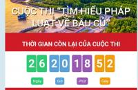 Gần 1.000 thí sinh tham gia Cuộc thi trực tuyến  “Tìm hiểu pháp luật về bầu cử” 