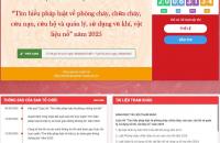 Phát động cuộc thi trực tuyến “Tìm hiểu pháp luật về phòng cháy,  chữa cháy, cứu nạn, cứu hộ và quản lý, sử dụng vũ khí, vật liệu nổ” năm 2025