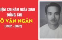 Tuyên truyền kỷ niệm 120 năm Ngày sinh đồng chí Võ Văn Ngân