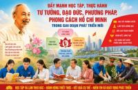 Đẩy mạnh học tập, thực hành tư tưởng, đạo đức, phương pháp Phong cách Hồ Chí Minh trong giai đoạn phát triển mới