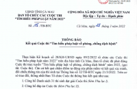 Thông báo Kết quả Cuộc thi trực tuyến “Tìm hiểu pháp luật về phòng chống bệnh truyền nhiễm”