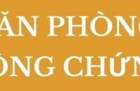 Cho phép thành lập Văn phòng công chứng Hà Hồng