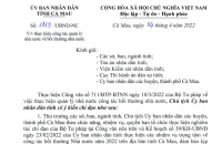 Ủy ban nhân dân tỉnh chỉ đạo thực hiện công tác quản lý nhà nước  về bồi thường nhà nước