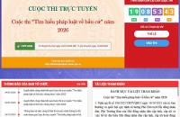 Phát động cuộc thi trực tuyến “Tìm hiểu pháp luật về bầu cử” năm 2026