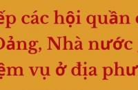 Xây dựng phương án và thực hiện sắp xếp các hội quần chúng do Đảng, Nhà nước giao nhiệm vụ ở địa phương