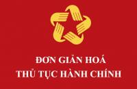 Cắt giảm, đơn giản hóa thủ tục hành chính