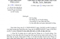 Chủ tịch UBND tỉnh chỉ đạo tiếp tục thực hiện Đề án 06  của Thủ tướng Chính phủ