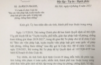 Bộ Tư pháp: Hoãn tổ chức Cuộc thi “Báo cáo viên pháp luật, tuyên truyền viên pháp luật giỏi toàn quốc về pháp luật phòng, chống tham nhũng”