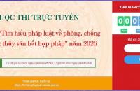 Công nhận 20 thí sinh đạt giải Cuộc thi trực tuyến “Tìm hiểu pháp luật về phòng, chống khai thác thủy sản bất hợp pháp” năm 2026 