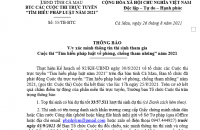 Công bố Top 33 thí sinh có kết quả tốt trong Cuộc thi “Tìm hiểu pháp luật về phòng, chống tham nhũng” năm 2021