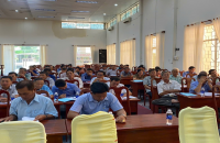 Sở Tư pháp tỉnh Cà Mau: Tổ chức tập huấn nghiệp vụ hòa giải ở cơ sở tại huyện Thới Bình.