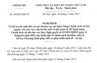 Hỗ trợ lãi suất các khoản vay tại Ngân hàng chính sách xã hội.