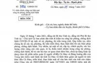 Chấn chỉnh, nâng cao hiệu quả công tác phòng, chống dịch bệnh COVID-19