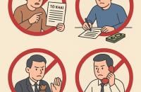 Những việc không được làm trong giao tiếp, ứng xử với người nộp thuế