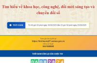 Phát động cuộc thi trực tuyến  “Tìm hiểu về khoa học, công nghệ, đổi mới sáng tạo và chuyển đổi số  cho cán bộ, công chức, viên chức trên địa bàn tỉnh Cà Mau”