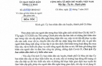 Chủ tịch Ủy ban nhân dân tỉnh chỉ đạo tháo gỡ khó khăn do người dân phản ánh