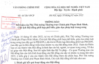 Văn phòng Chính phủ ban hành kết luận của Phó Thủ tướng Thường trực Chính phủ Phạm Bình Minh, Chủ tịch Hội đồng phối hợp PBGDPL trung ương tại Phiên họp triển khai nhiệm vụ của Hội đồng năm 2022