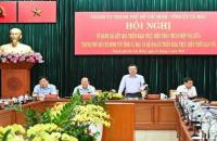 Cà Mau triển khai thực hiện Bản thỏa thuận hợp tác với Thành phố Hồ Chí Minh