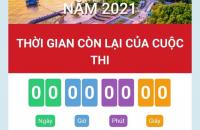 Kết thúc Cuộc thi trực tuyến “tìm hiểu pháp luật về phòng, chống tham nhũng” năm 2021 với 57.511 lượt người dự thi