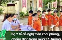 Tăng cường phòng, chống dịch bệnh trong mùa tựu trường