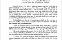 Cà Mau chưa áp dụng Quy định về các biện pháp phòng, chống dịch COVID-19 trong tình hình mới tại Quyết định số 2048/QĐ-UBND