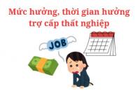 Mức hưởng, thời gian hưởng trợ cấp thất nghiệp
