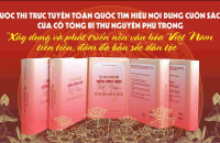 Cuộc thi trực tuyến toàn quốc tìm hiểu nội dung cuốn sách “Xây dựng và phát triển nền văn hóa Việt Nam tiên tiến, đậm đà bản sắc dân tộc”
