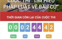 Công bố kết quả thi trực tuyến “Tìm hiểu pháp luật về bầu cử”