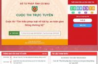 Công nhận kết quả cuộc thi “Tìm hiểu pháp luật về trật tự, an toàn giao thông đường bộ” năm 2025