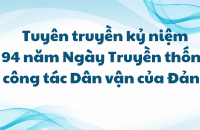 Kỷ niệm 94 năm ngày truyền thống công tác Dân vận của Đảng
