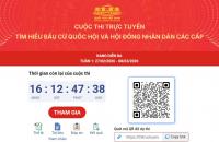Ban Tuyên giáo và Dân vận Trung ương  phát động Cuộc thi trực tuyến tìm hiểu bầu cử Quốc hội và Hội đồng nhân dân các cấp