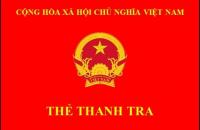 Thủ tục hành chính về cấp mới, cấp đổi Thẻ thanh tra