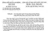 Sắp xếp tổ chức bộ máy công đoàn ngành Trung ương và tương đương