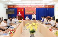 Bộ trưởng Bộ Tư pháp làm việc với Sở Tư pháp Cà Mau