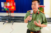 Tổ chức Hội nghị phổ biến pháp luật về phòng, chống lừa đảo trên không gian mạng và quy định pháp luật về hụi tại xã Vĩnh Hậu