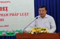 Hơn 400 đại biểu dự triển khai văn bản quy phạm pháp luật đợt I năm 2023