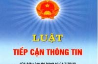 Tăng cường triển khai thực hiện Luật Tiếp cận thông tin