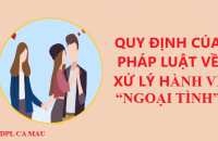 Quy định của pháp luật về xử lý hành vi “ngoại tình”