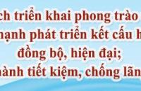Thực hiện Phong trào thi đua “Đẩy mạnh phát triển kết cấu hạ tầng đồng bộ, hiện đại; thực hành tiết kiệm, chống lãng phí