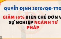 Quy hoạch mạng lưới các đơn vị sự nghiệp công lập thuộc ngành Tư pháp đến năm 2025, định hướng đến năm 2030