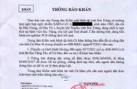 Thông báo khẩn tìm người đi chung chuyến xe 69B-00631 ngày 03/7/2021 từ tỉnh Bà Rịa Vũng Tàu về Cà Mau