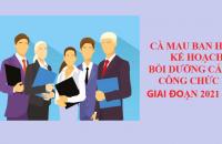 Cà Mau ban hành kế hoạch bồi dưỡng cán bộ, công chức xã  giai đoạn 2021 - 2025 theo Quyết định số 263/QĐ-TTg ngày 22/02/2022  của Thủ tướng Chính phủ