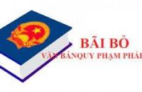Bãi bỏ một số văn bản quy phạm pháp luật do Bộ trưởng Bộ Nông nghiệp và Phát triển nông thôn ban hành, liên tịch ban hành