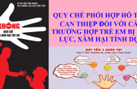 Quy chế phối hợp hỗ trợ, can thiệp đối với các trường hợp trẻ em bị bạo lực, xâm hại tình dục 