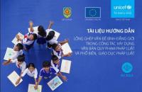 Giới thiệu Tài liệu hướng dẫn lồng ghép giới trong công tác xây dựng VBQPPL, PBGDPL và phòng chống bạo lực trên cơ sở giới.