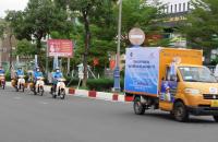 Hưởng ứng Tháng cao điểm ra quân tuyên truyền BHXH, BHYT, BHTN