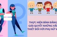 Triển khai Dự án “Thực hiện bình đẳng giới và giải quyết những vấn đề cấp thiết đối với phụ nữ và trẻ em” 