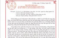 Thư gửi các lực lượng tuyến đầu phòng, chống dịch bệnh Covid-19 