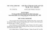 Quy định tỉnh, thành phố hoàn thành nhiệm vụ xây dựng nông thôn  giai đoạn 2021-2025